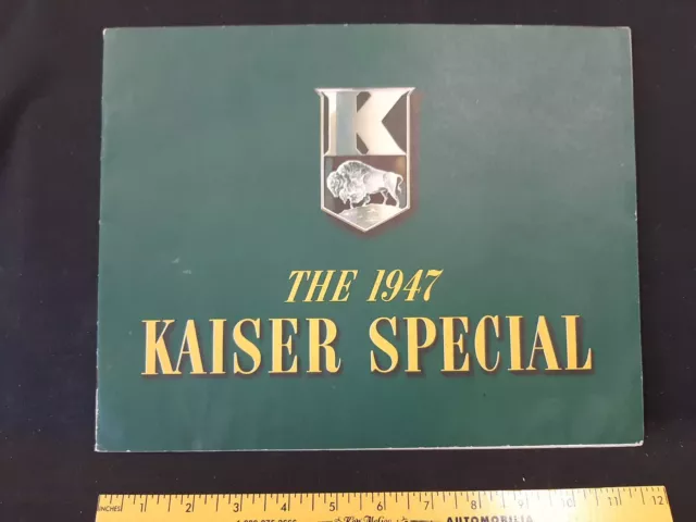 1947 Kaiser Special Car Catalog Dealer Sales Brochure
