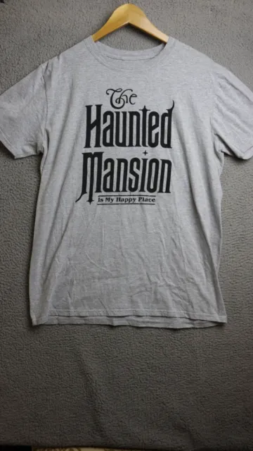 Disney Pops Tees The Haunted Mansion Shirt Size Large Men’s Gray