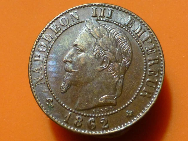 1 Centime - Napoleon Iii - 1862 A - Recherchee & Belle Qualite Sup !