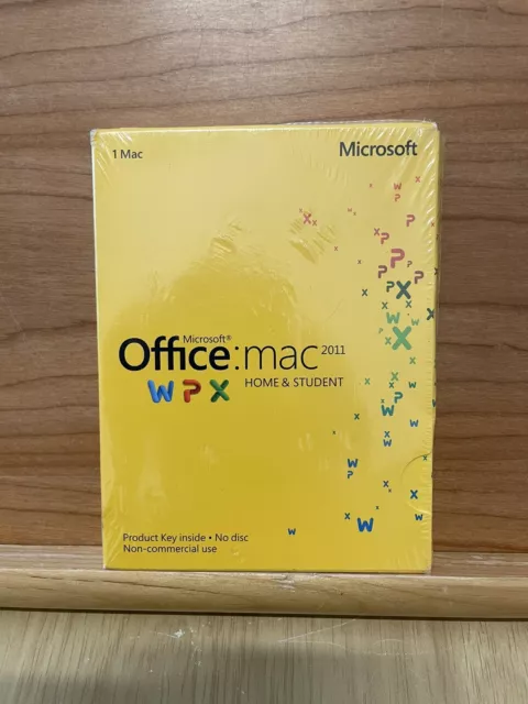 NEW Microsoft Office for Mac Home Student Edtion 2011 #GZA-00267 Apple SEALED