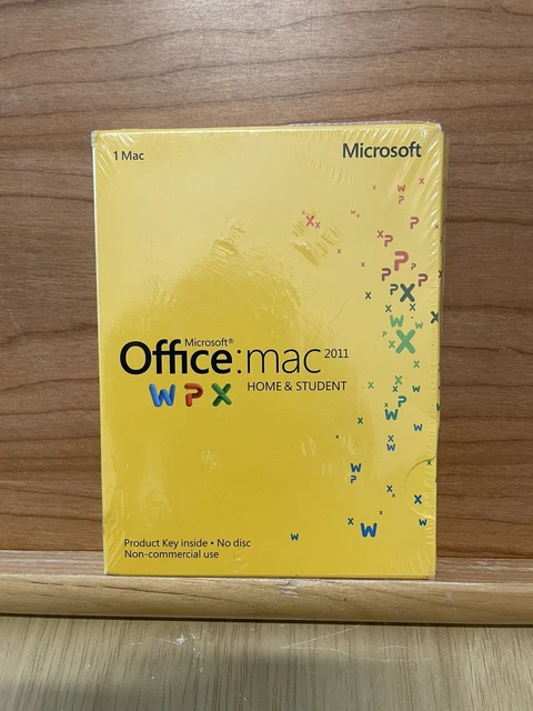 NEW Microsoft Office for Mac Home Student Edtion 2011 #GZA-00267 Apple SEALED
