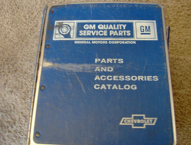 1973-1978 Chevy pickup Truck blazer GM parts catalogs & binder