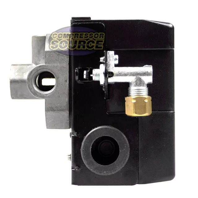Lefoo 95-125 PSI Air Compressor Pressure Switch 1/4" Female NPT 4 Port LF10-L4H 3