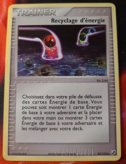 Pokemon - Recyclage d'Energie Holo Reverse 81/115 - Ex Forces Cachées - Fr