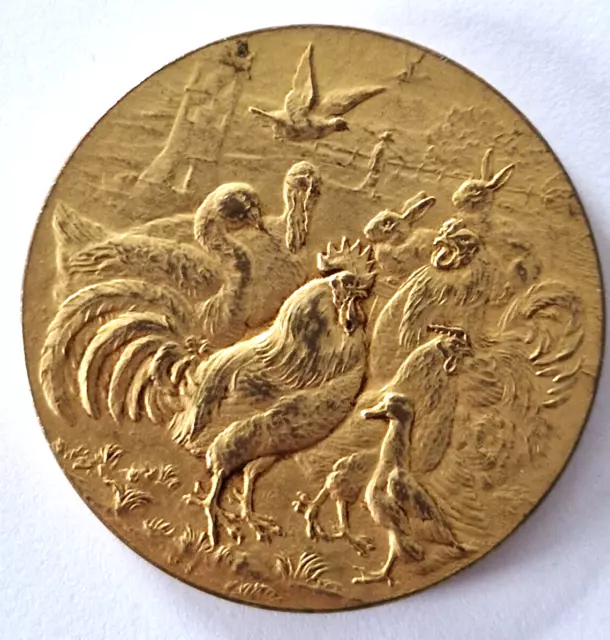 Frankreich Medaille Internationale Ausstellung Pelz- und Viehzucht 1927 Grenoble