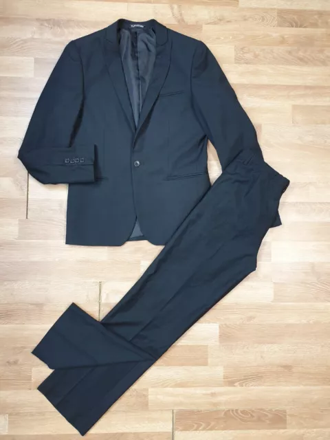 FLIPBACK 2 pezzi giacca ragazzo taglia 14 anni pantaloni 13 anni nera