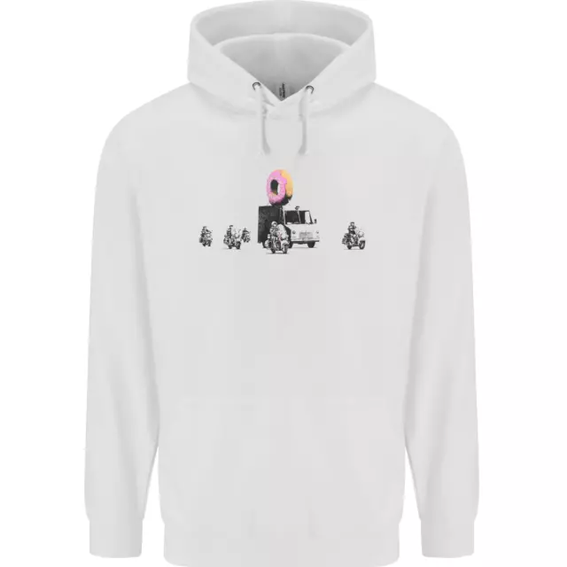 Banksy Donut Police Street Art Graffiti Childrens Kids Hoodie
