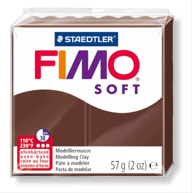 STAEDTLER FIMO soft 8020 - Materialpack á 57 g, schoko