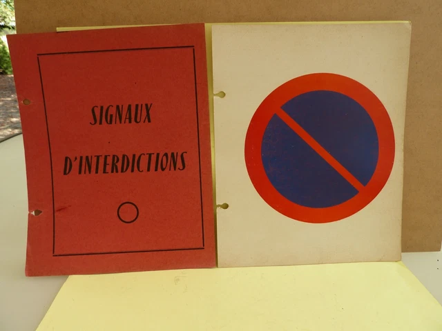 ANCIENNE FICHE SCOLAIRE Du Code De La Route EUR 2,00 - PicClick FR