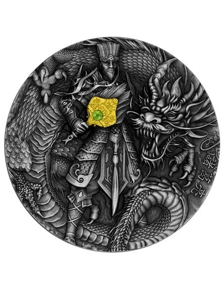 ZHUGE LIANG Famous Chinese Warriors 2 Oz Silver Coin 5$ Niue 2020