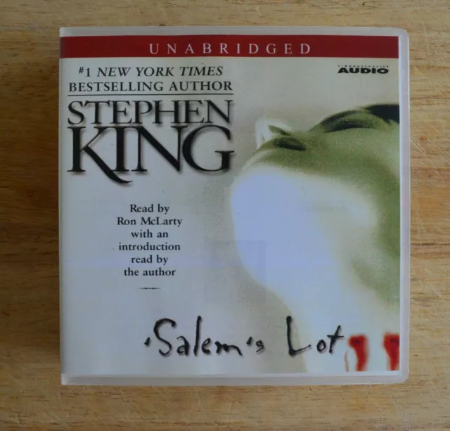 Salem's Lot - Stephen King - Unabridged Audiobook - 15 CD (B4) Rare Hard to find