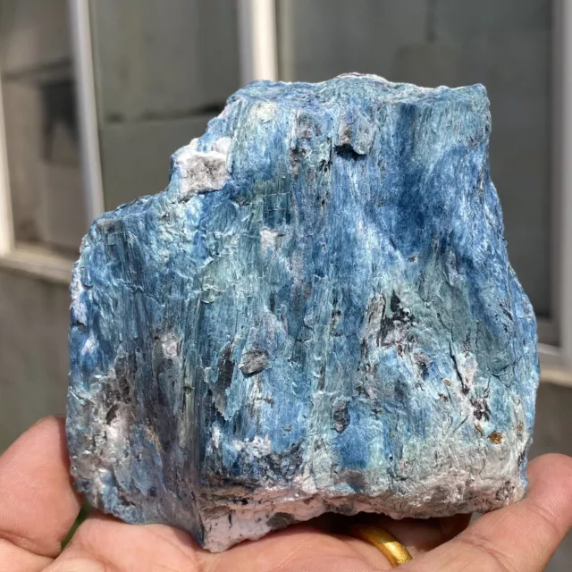 485g Large Dumortierite Blue Fibrous Gemstone Crystal Rare Raw Healing Specimen