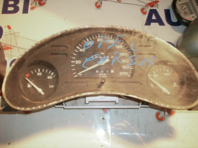 Tableau de Bord Compteur Kilométrique Opel Corsa 2000