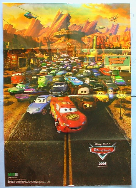MOVIE POSTER=CARS PIXAR 2006gari(3)Animated movie Disney Pixar, size ...