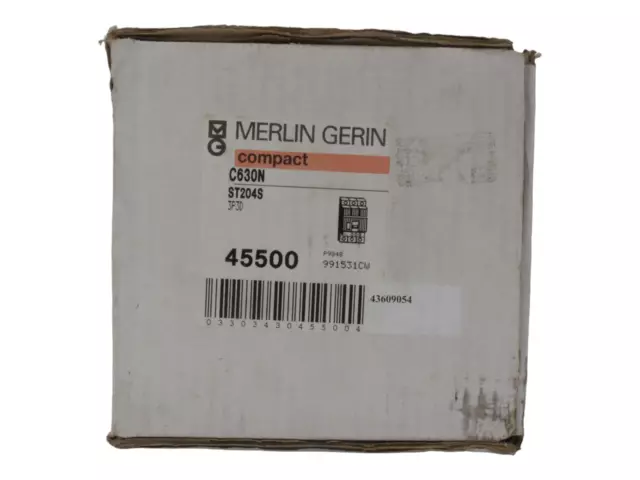 Merlin-Gerin Compact C630N St204S Id 45500 Leistungsschalter