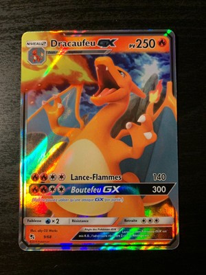 Carte Pokémon : Dracaufeu GX 9/68 Destinées Occultes Française NEUF