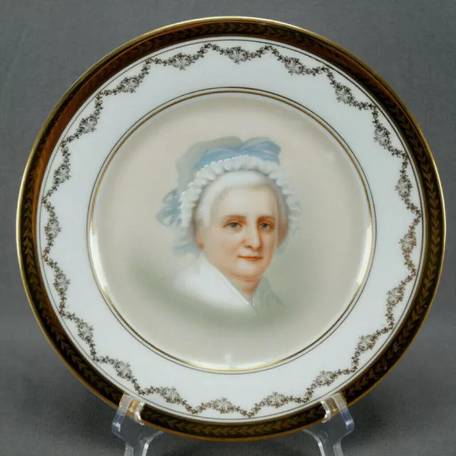 Early 20th Century Tatler & Lawson Martha Washington Portrait Porcelain Plate