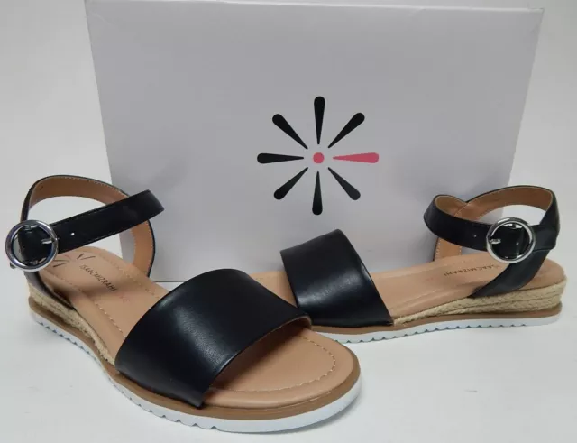 Isaac Mizrahi Live Cassidy Taille 8 M Femmes Bas Espadrille Compensé à Lanière