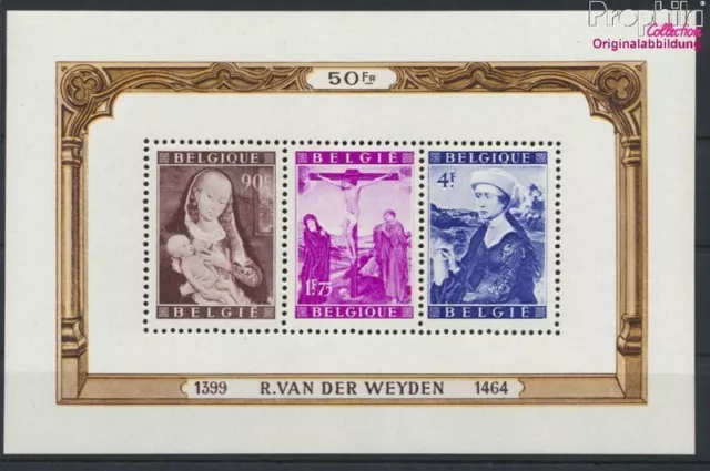 Briefmarken Belgien 1949 Mi Block21  postfrisch Kunst (9910616