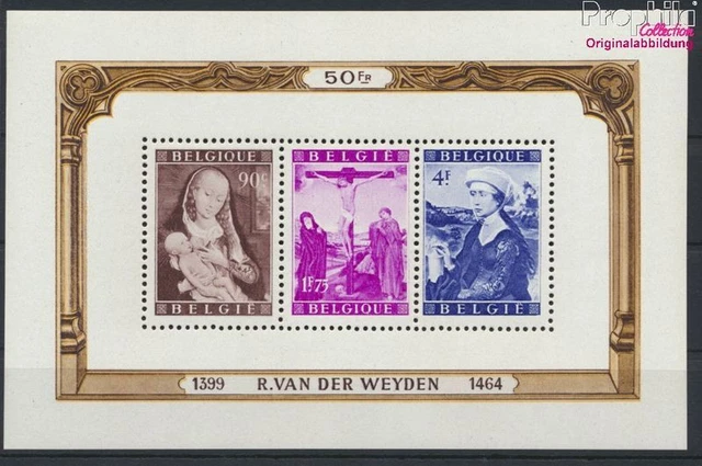 Briefmarken Belgien 1949 Mi Block21  postfrisch Kunst (9910616