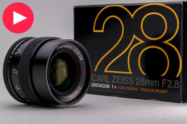 Mit Video! TOP! Contax Carl Zeiss - 28mm f2.8 - MMJ - C/Y Mount