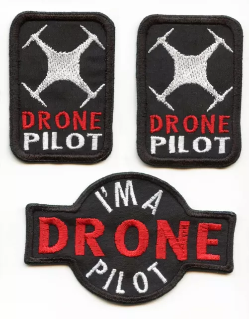 DROHNENPILOT - 3 Patch Set #1 - DJI MAVIC PHANTOM INSPIRE MINI 3 PRO QUADCOPTER