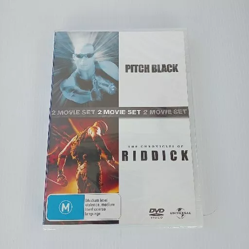 Pitch Black - Chronicles of Riddick (2000, 2004, DVD, Rgn4) Vin Diesel