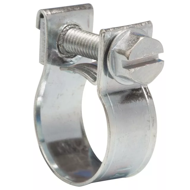 Jubilee Clip Junior Range Stainless Mild Steel Hose Clamp Fuel Line Clip