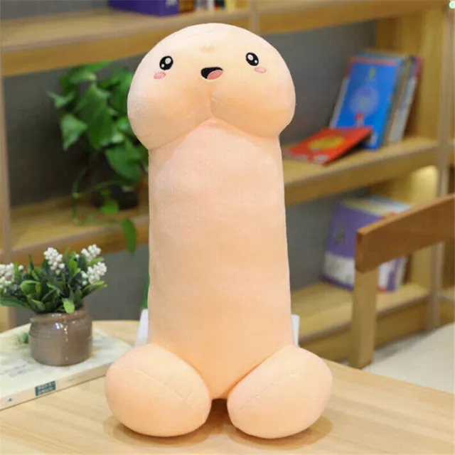 Funny Plush Penis Toy Soft Doll Simulation Penis Stuffed Pillow Cute Kids GiftsA 2