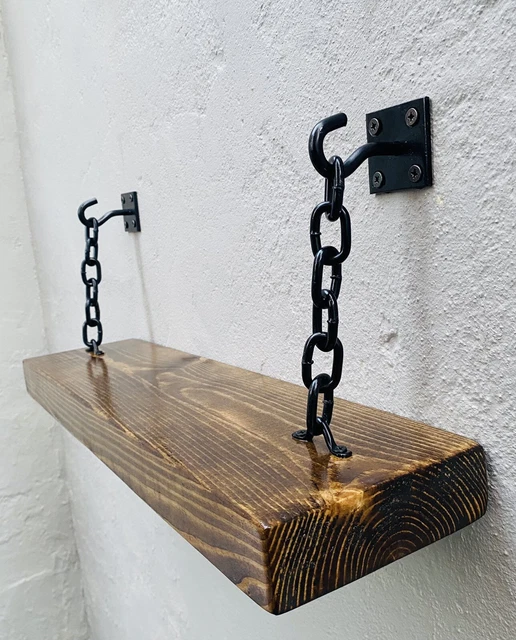 Rustic Wooden Floating Shelf, Chunky Shelving, Floating Shelves, Rustic Shelves