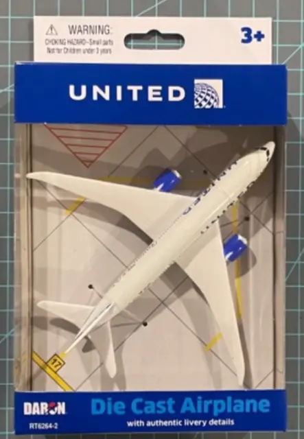 United Airlines B747  (Daron) Die Cast  Aircraft Model# RT6264