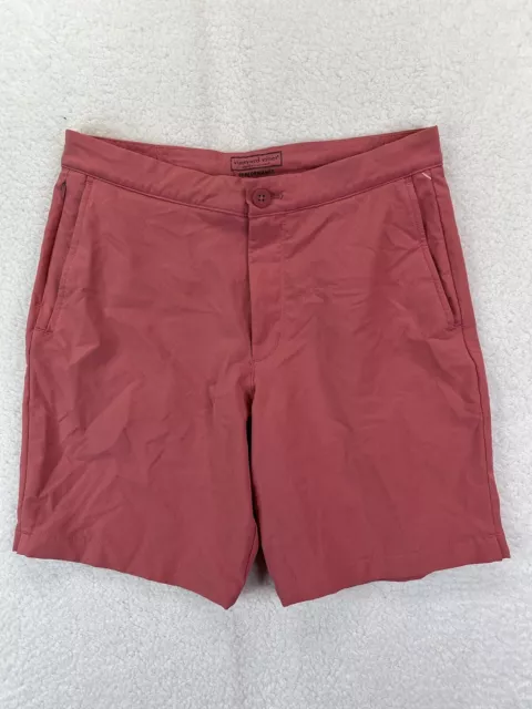 Vineyard Vines Shorts Mens 30 Pink OTG Off Shore Performance Hybrid Pockets