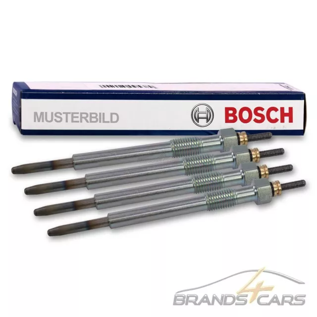 4x BOSCH GLÜHKERZE DURATERM FÜR VW PASSAT 3C TOURAN 1T