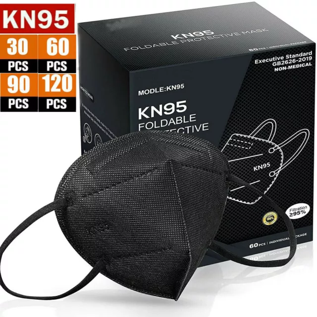 BULK KN95 Mask Particulate Respirator Face Masks 5-Layer Protective Mouth Masks