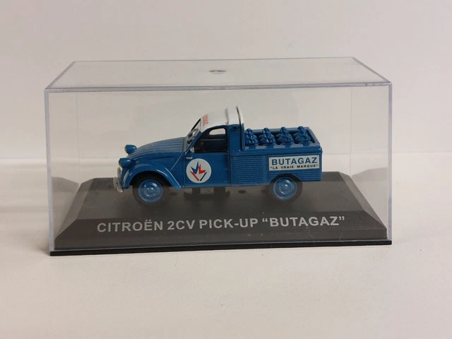 TES11 Voiture 1/24 Hachette Test CITROËN 2CV : 2CV Pick-up BUTAGAZ 196 – Jumajo