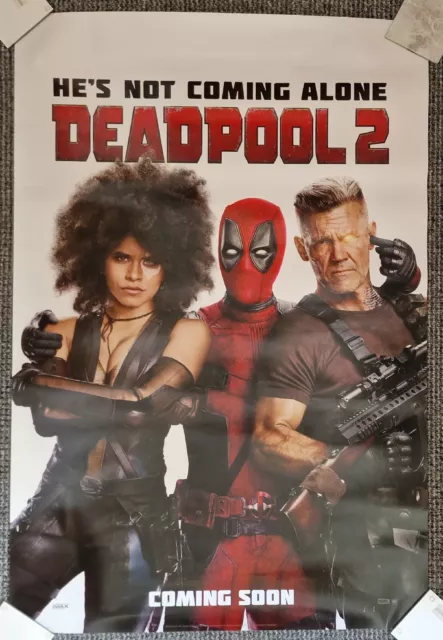 Deadpool 2 2018 Original One Sheet Cinema Poster - Ryan Reynolds