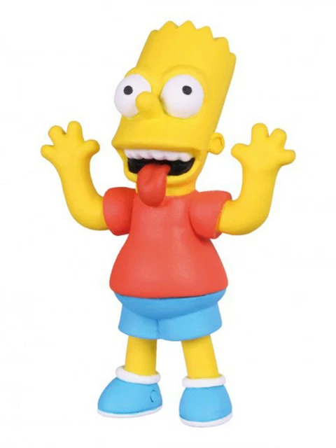 The Simpsons Figure Mascot Pendant: Bart Key Chain New