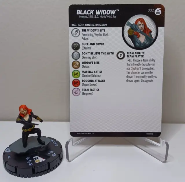 Heroclix: Black Widow #002 Fast Forces - Avengers: War of the Realms