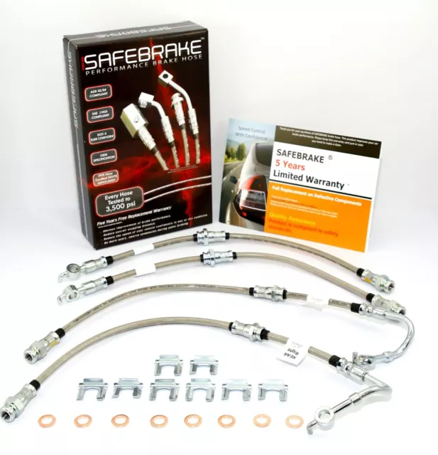 Ford Laser KC, KE Turbo 4WD/2WD 1985-1990 - SAFEBRAKE Performance Hoses