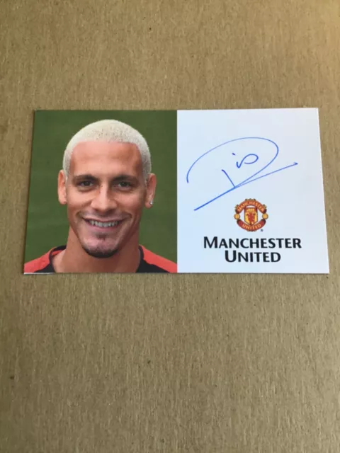 Rio Ferdinand, England 🏴󠁧󠁢󠁥󠁮󠁧󠁿 Manchester United 2003/04 hand signed