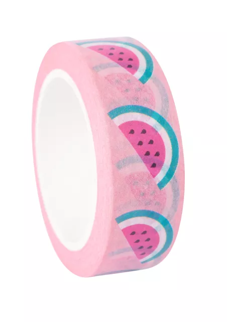 Washi Tape "Melone" 15 m 15 mm Klebeband Tape  Masking Tape Sticker