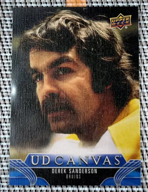 2023-24 Upper Deck Series 2 Derek Sanderson #C244 UD Canvas Retired SP