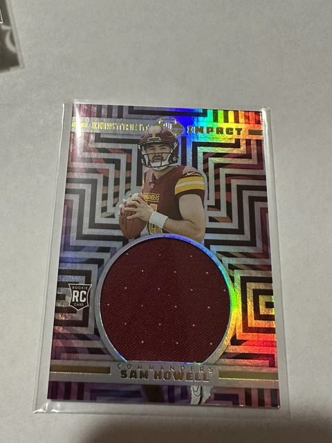 2022 Illusions Instant Impact Relic #II-SH Sam Howell - Commanders Jersey Patch
