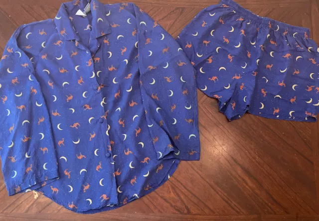 Vintage 1993 RJRTC Camel Cigarettes Silk Pajamas - Adult Size