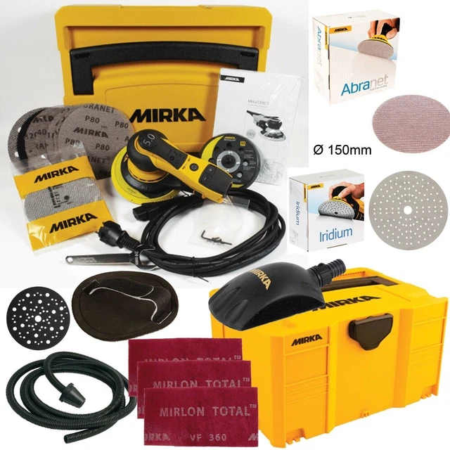 Ponceuse Excentrique Mirka DEROS 5650CV – électrique, Avec Accessoire KIT2002WOMDE