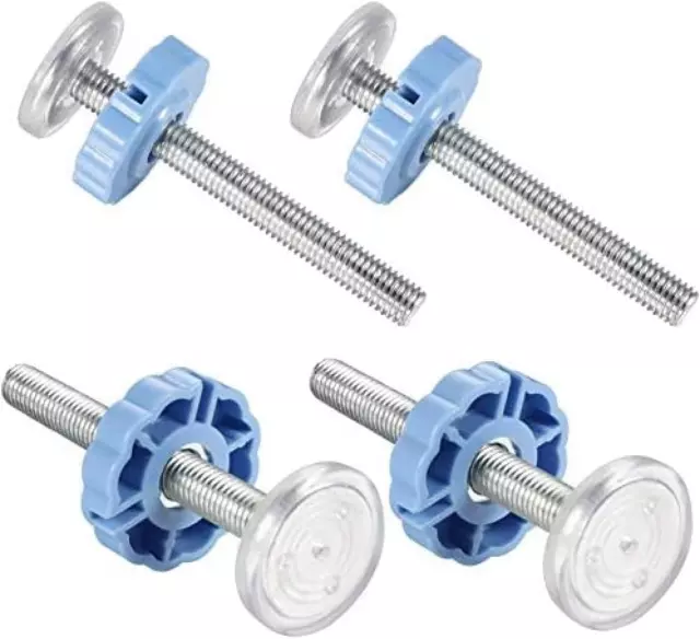 4 Pack Pressure Mounted Baby Gates Threaded Spindle Rods M10 Walk Thru Gates Acc