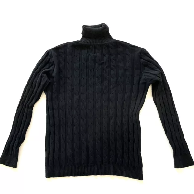 Coofandy Sweater Mens XXXL, Slim Fit Turtleneck Twisted Knitted Pullover Casual