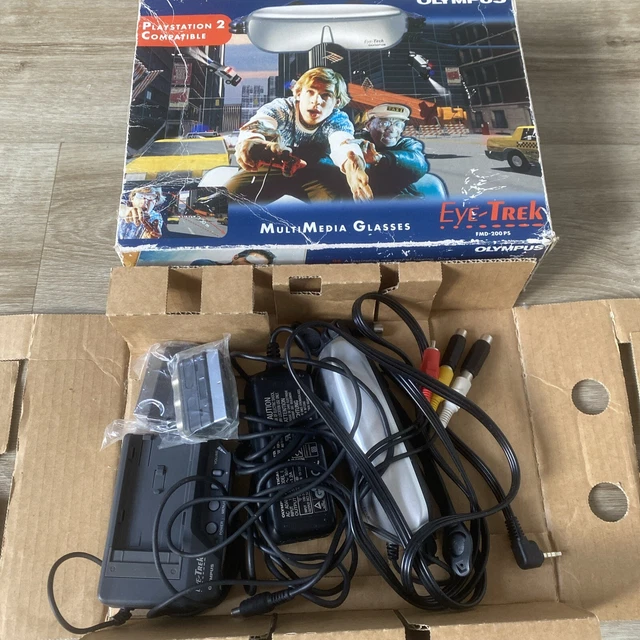 BOXED OLYMPUS EYETREK VR Virtual Video Glasses SEGA Playstation