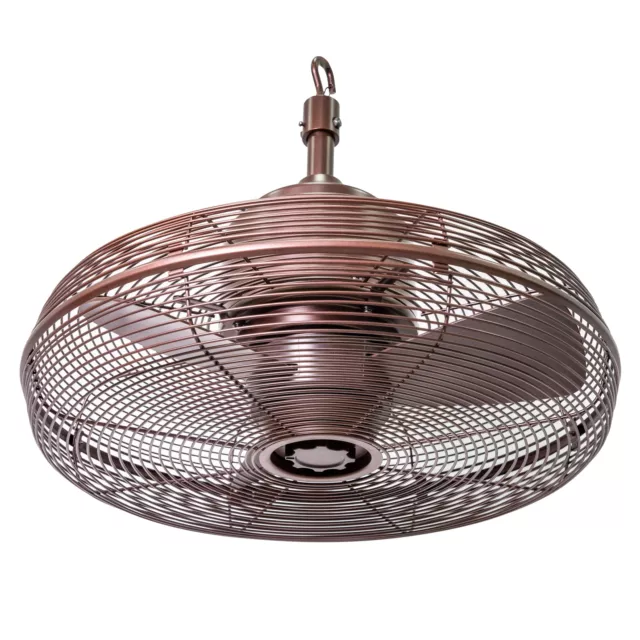 Better Homes & Gardens  18 Inch Outdoor Gazebo Fan with Hanging Hook Bronze