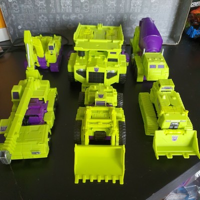 HASBRO TRANSFORMER GENERATIONS Combiner Wars Constructicons x6 ...